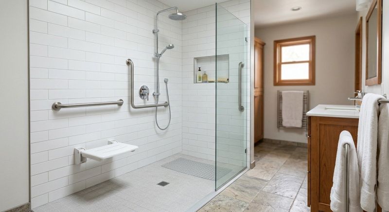 Accessible Shower Construction in Doylestown, PA